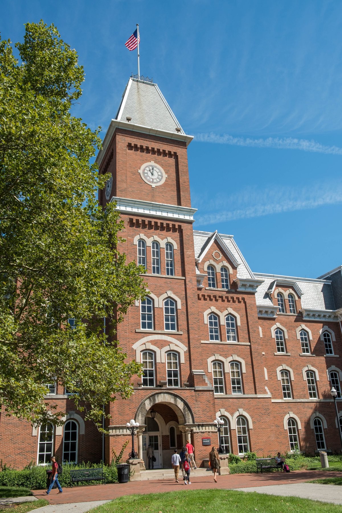 University with land around it